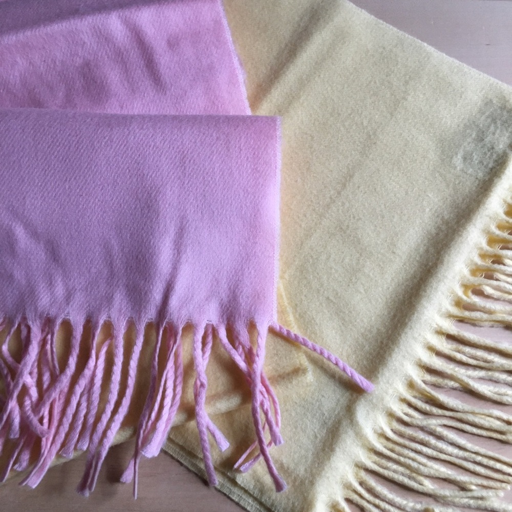 Pastel Colored Super Soft Scarves (2 count)